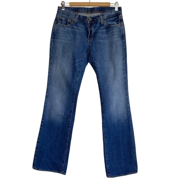 Polo Ralph Lauren Kelly Jean Bootcut Low Rise Mid Wash Relaxed Fit Y2K Casual 6R - Picture 1 of 15